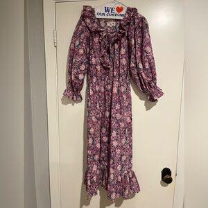 Floral Pink Midi Dress